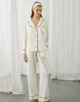 Amour Heart Pijama Ecru