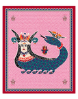 Pembe Şahmeran Monogram Pareo
