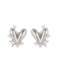 SILVER LOVE EARRING
