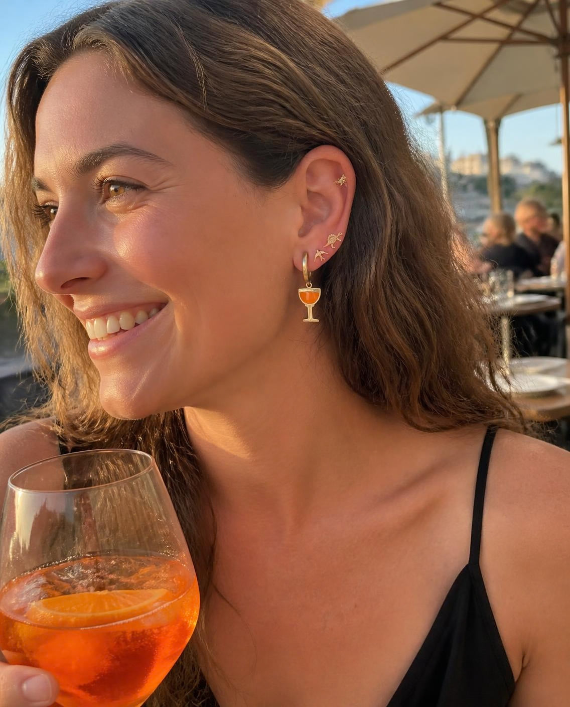 Wine Glass Küpe